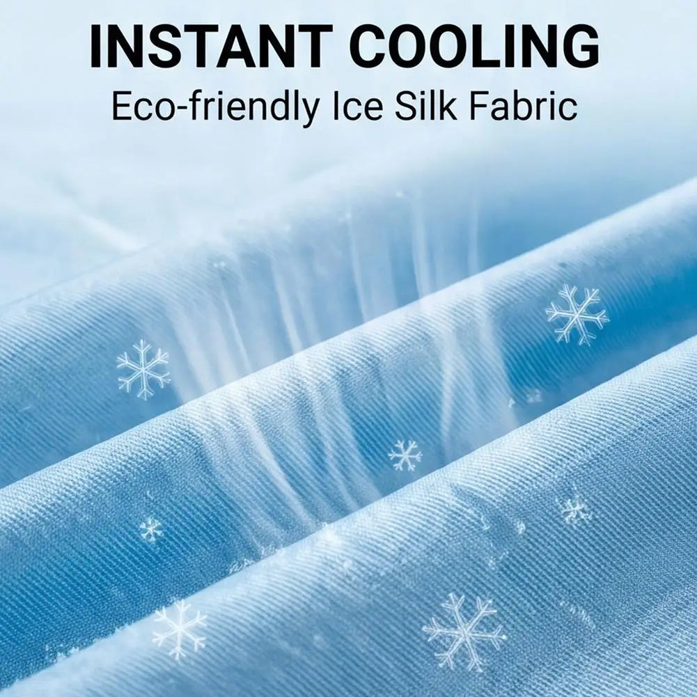 Dog & Cat Cooling Mat – Ice Silk Pet Bed Pad S to XXL Pet Cooling Mat Zpaxo