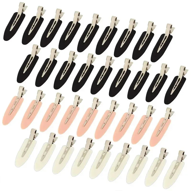 No-Bend Seamless Hair Clips – Side Bang Barrettes 4/8/12 Pack