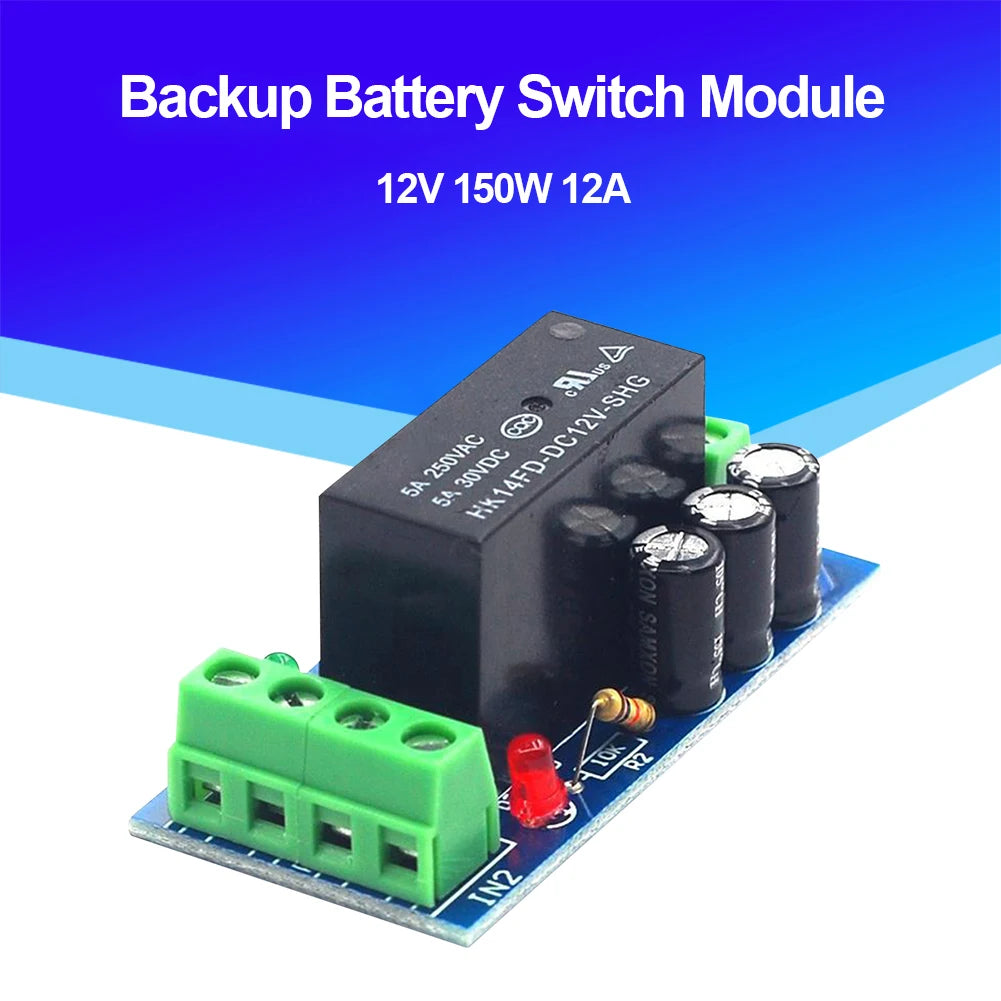 XH-M350 12V 150W Backup Battery Switch Module High Power Switch Control Boards Zpaxo