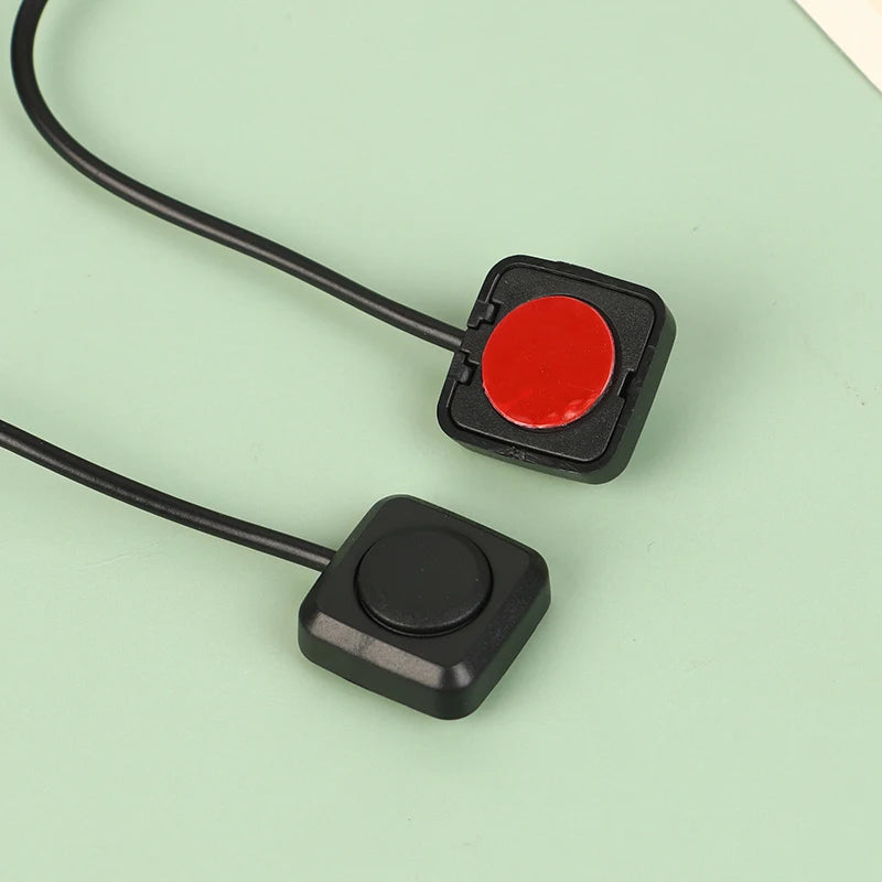 Black Momentary Push Button Off Switch Plastic 12V 24V Car Alarm DIY