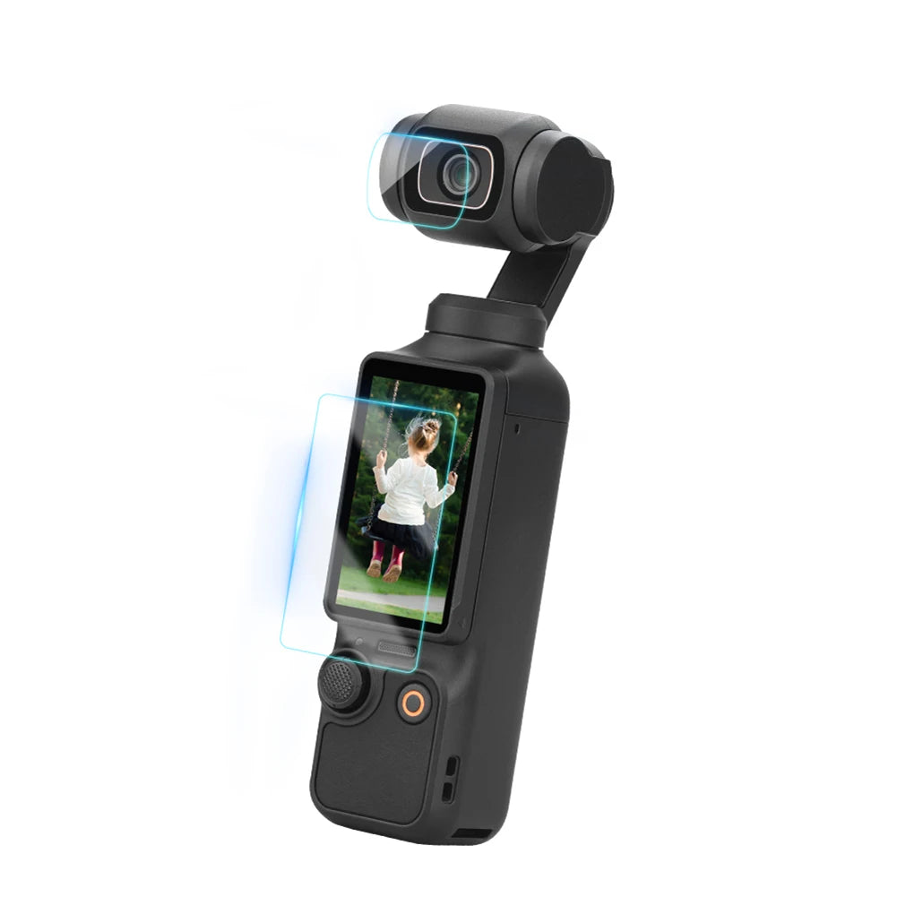 For OSMO Pocket 3 HD Lens Protector + Screen Protector Clear Lens Screen Protection Film for Osmo Pocket 3 Gimbal Camera Zpaxo China Mainland