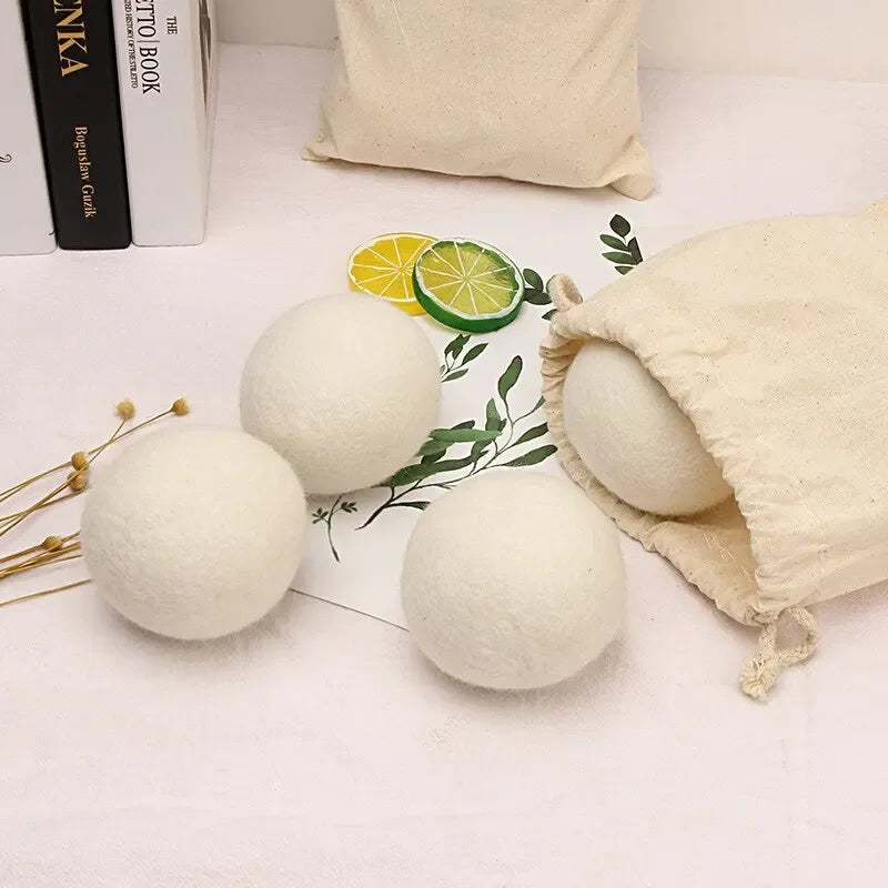 Nature Wool Dryer Balls Fabric Softener Ball for Sensitive Skin Reusable Softener Laundry Ball Home Washing Machine Accessories Zpaxo
