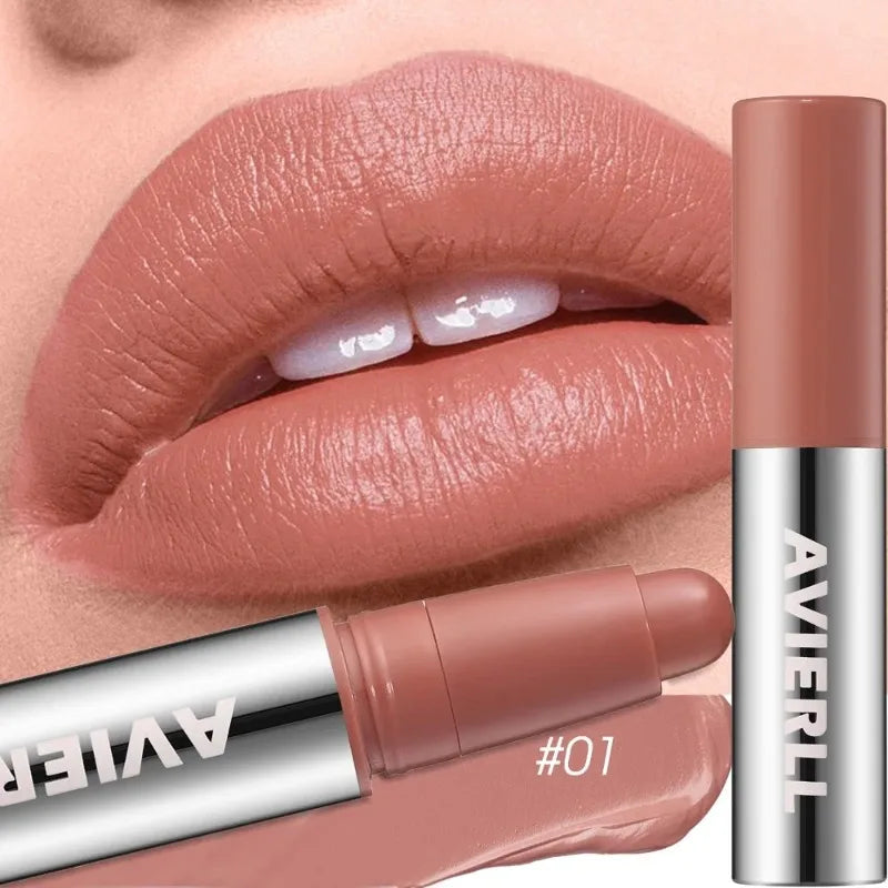 Smooth Matte Lipstick Waterproof Long-lasting Moisturizing Easy Apply Zpaxo 01