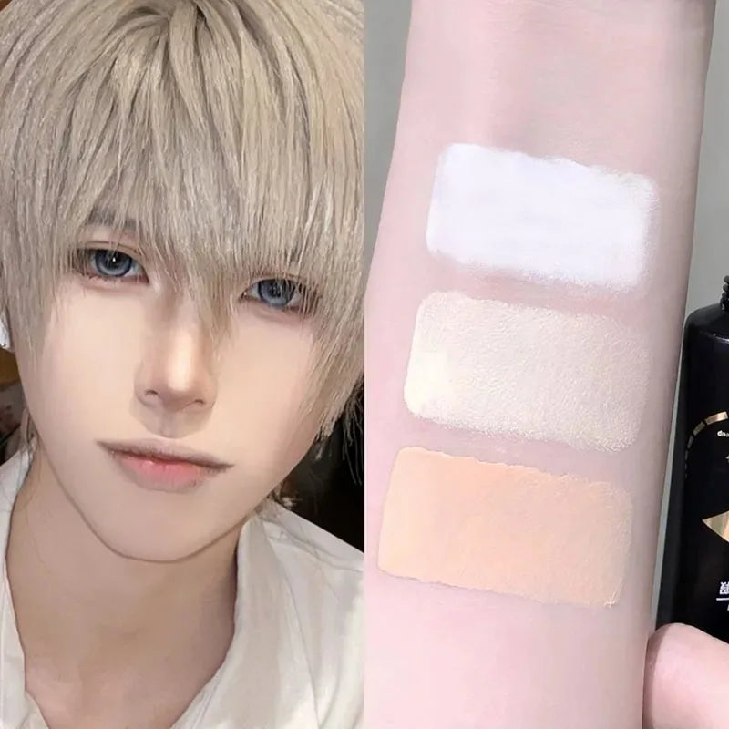 White Liquid Foundation Waterproof Full Coverage Cosplay Concealer