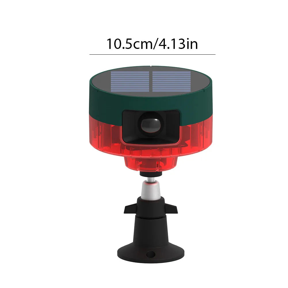 Birds Owl Repeller Solar 360-degree Induction Alarm 1200mAh Wild