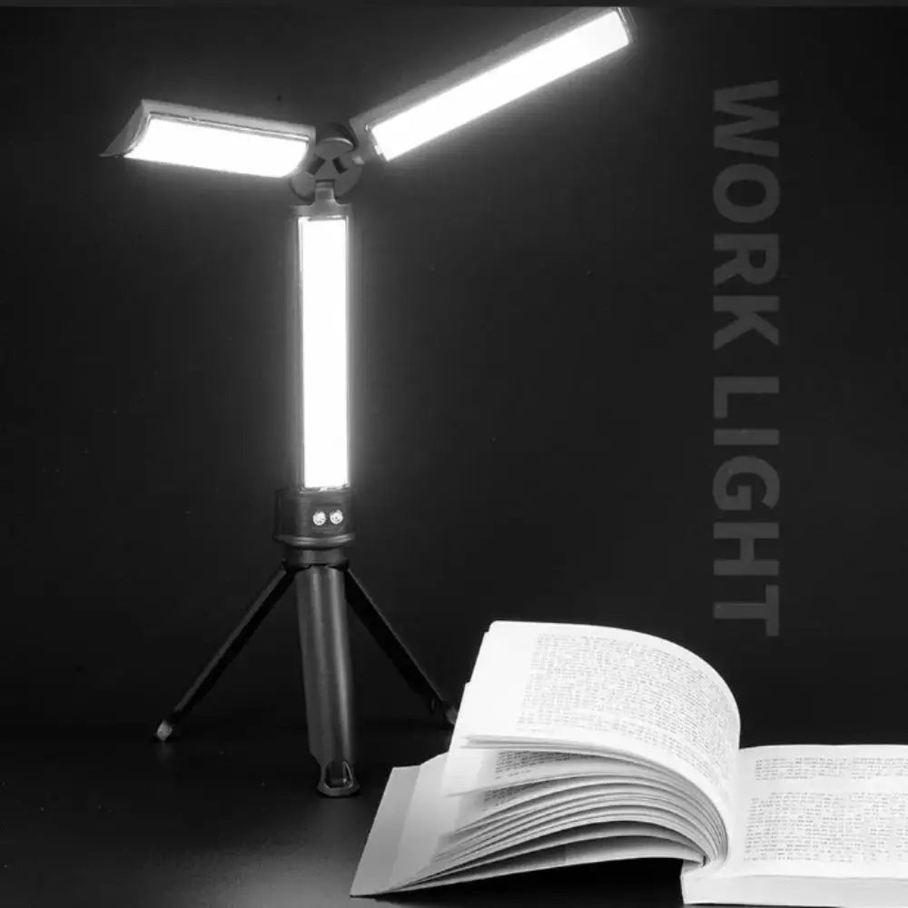 162 LED Emergency Floodlight Rechargeable 15 Modes Folding Work Lamp Zpaxo
