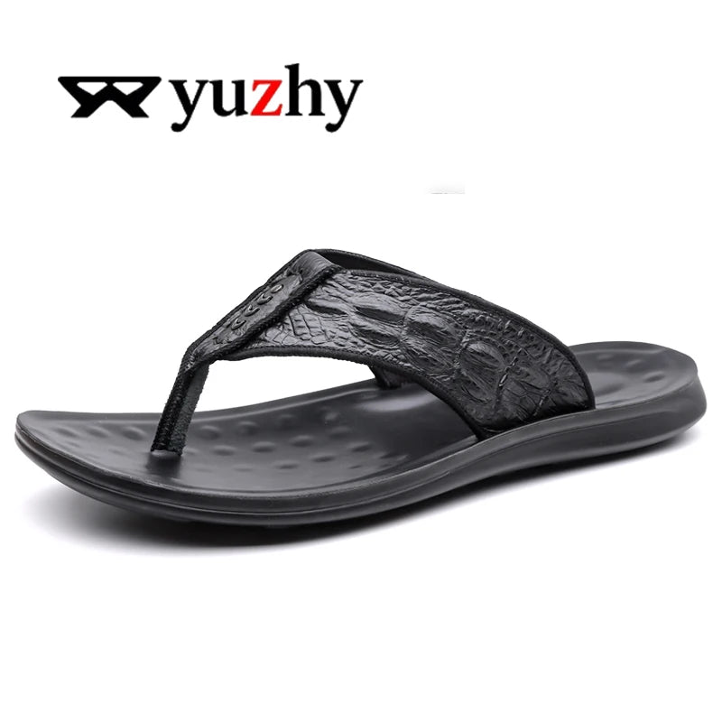 Men's Slippers Comfortable Lightweight Soft Sole Casual Slides Indoor