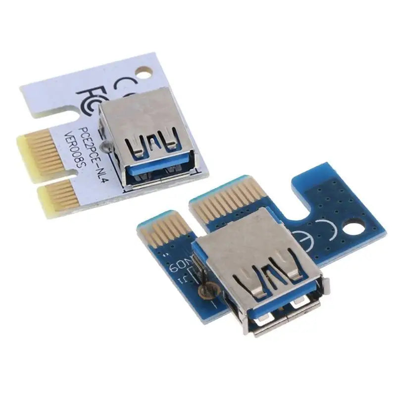 652F Mini PCI-E Extension Adapter Card USB PCI-E 1X to 16X Graphics Extension Cable for PC Computer Extension Cable Zpaxo