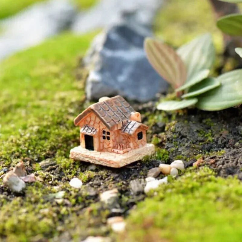 5-Pack Mini Resin Stone Dollhouse Decor – Fairy Garden DIY Miniature Garden Decor Zpaxo