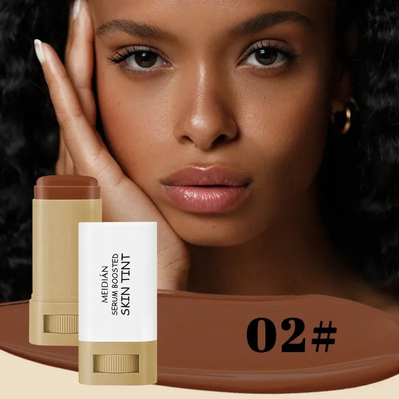 Bronze Foundation Stick Balm Serum Boosted Skin Tint Nourishing Silky Zpaxo 02