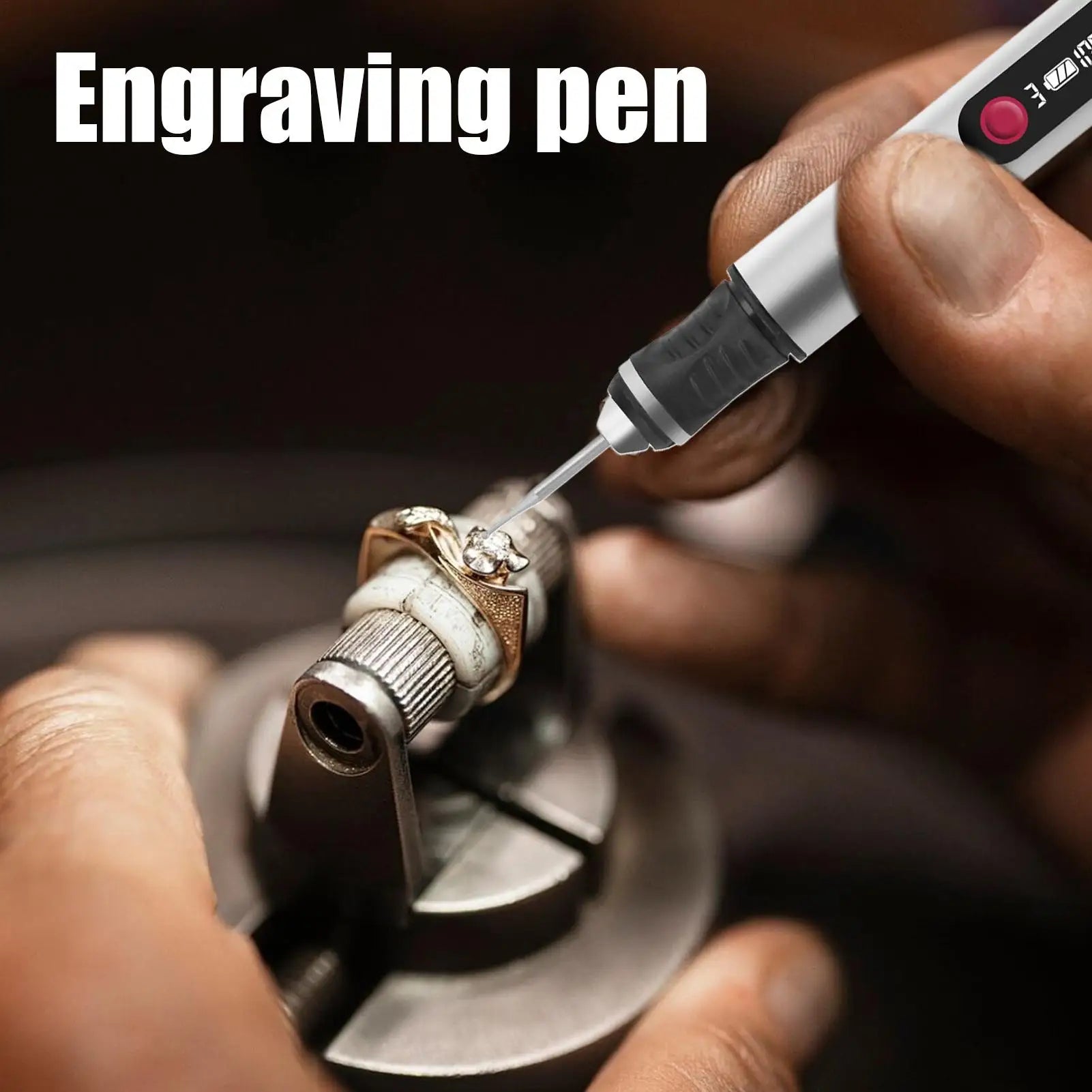 Electric Engraving Pen Cordless Engraving Tool Glass Etching Tool for DIY Enthusiasts Artists Jewelry Makers Hobbyists Zpaxo