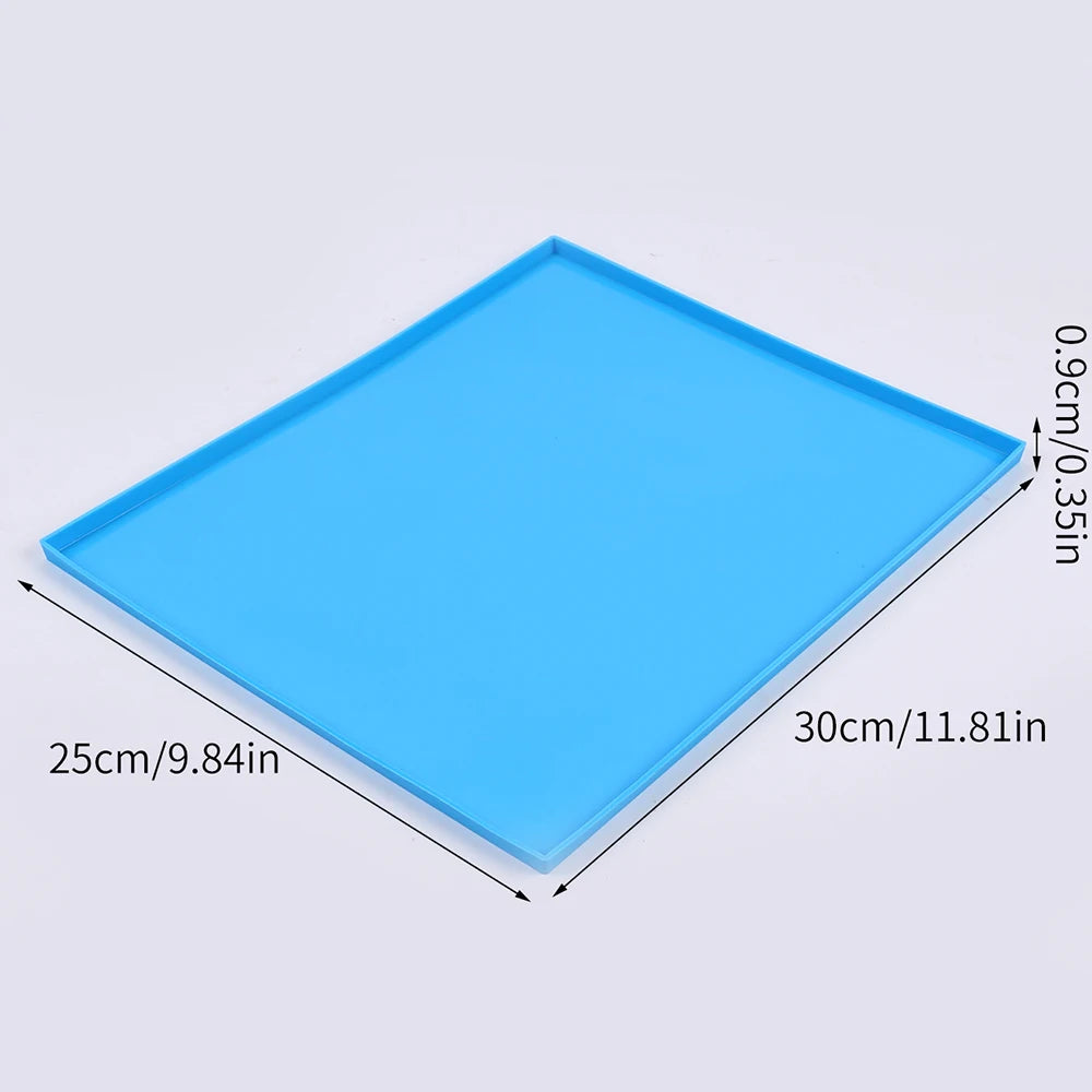 Swiss Roll Silicone Baking Mat Non-Stick Cake Pad Tray Bakeware Baking Pastry Tools Zpaxo Blue