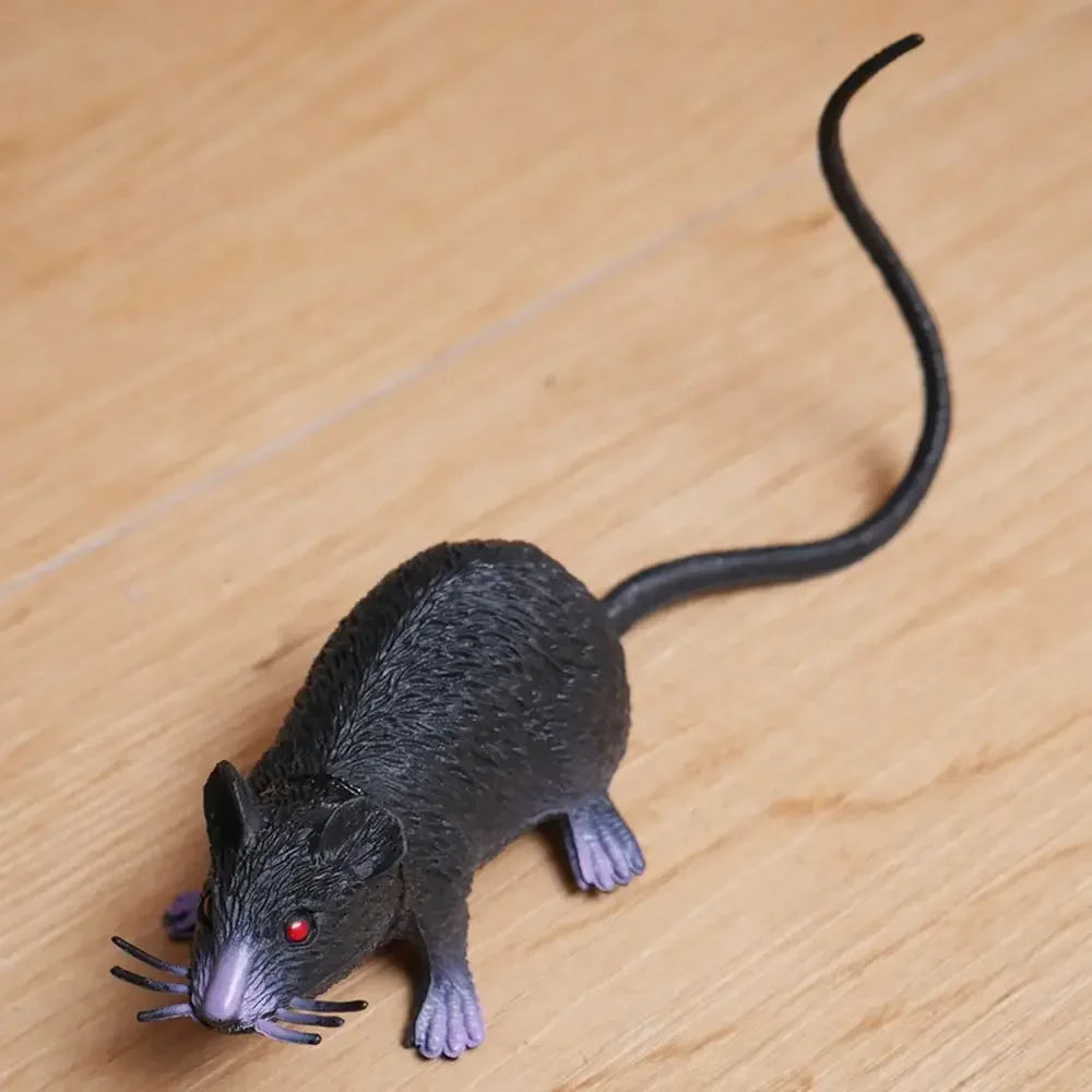 Lifelike Fake Mouse Prank Toy – Halloween Prop & Joke Decor Novelty Prank Toy Zpaxo Black