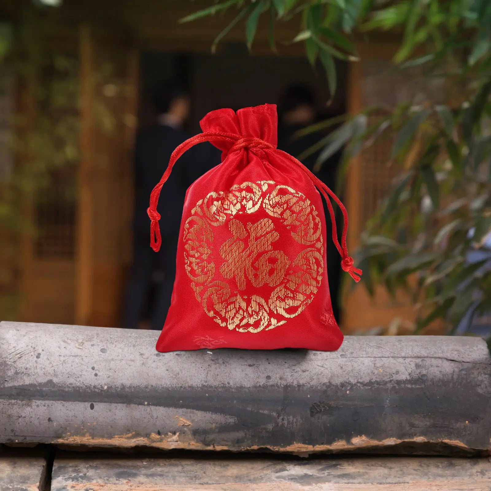 Reusable Silk Drawstring Bags Wrapping Candy Biscuits Jewelry Cards