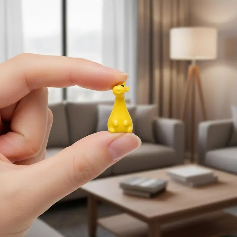 Mini Resin Giraffe Miniatures Garden Home Decoration Zoo Animal Zpaxo