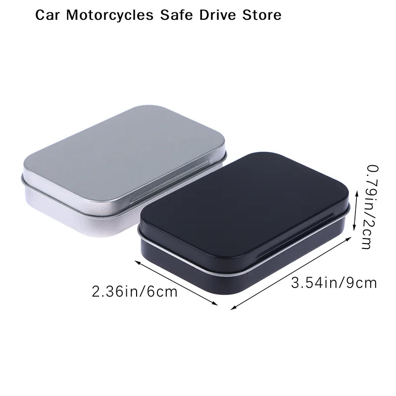 CMSilver Jewelry Keys Coins Metal Box Tin Wedding Candy Storage Can