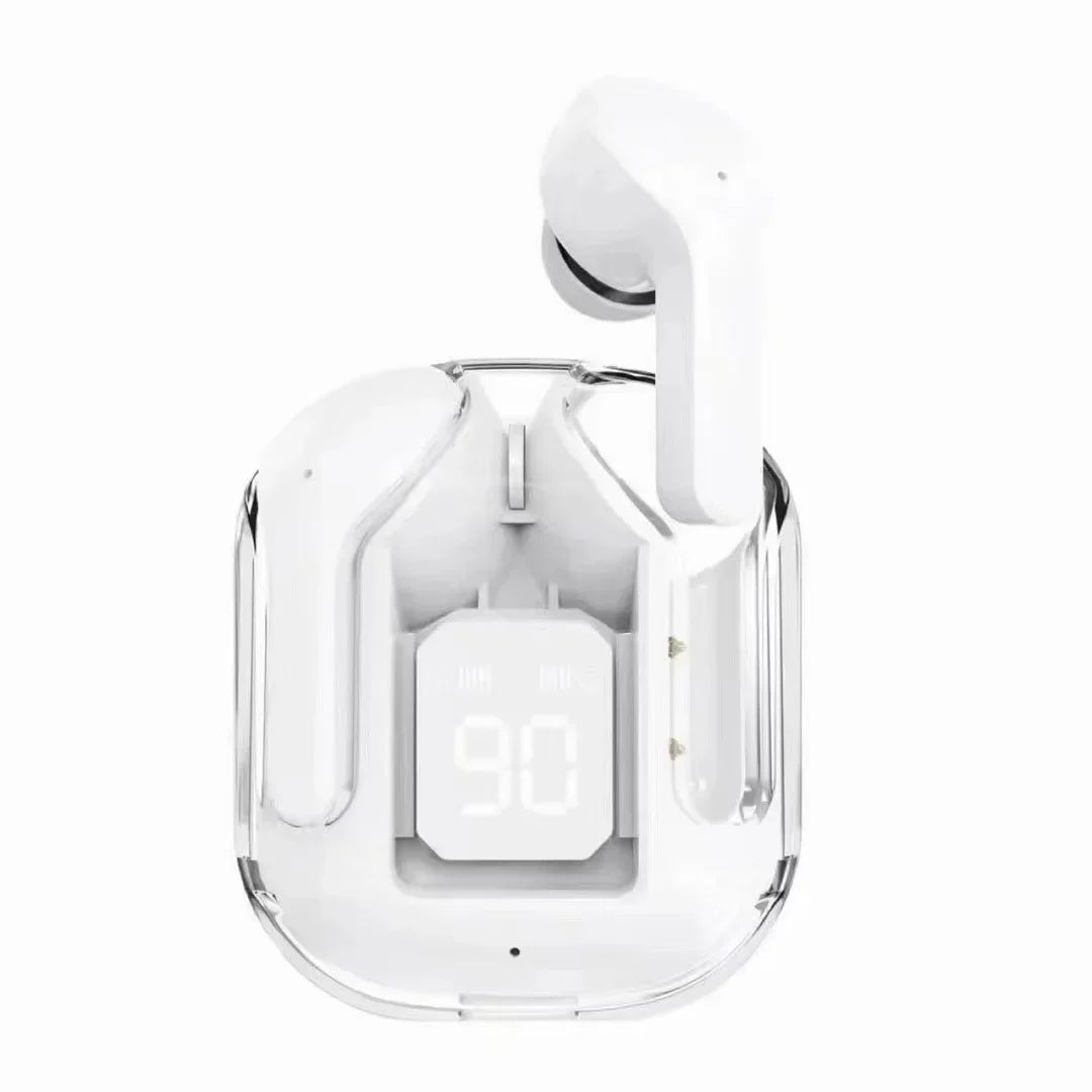 TWS Wireless Bluetooth Earphone Noise Canceling Hifi Stereo Sport Zpaxo WHITE