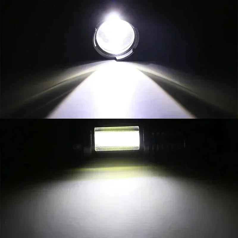 KDULIT Rechargeable LED Flashlight – 800LM Zoomable Pocket Torch
