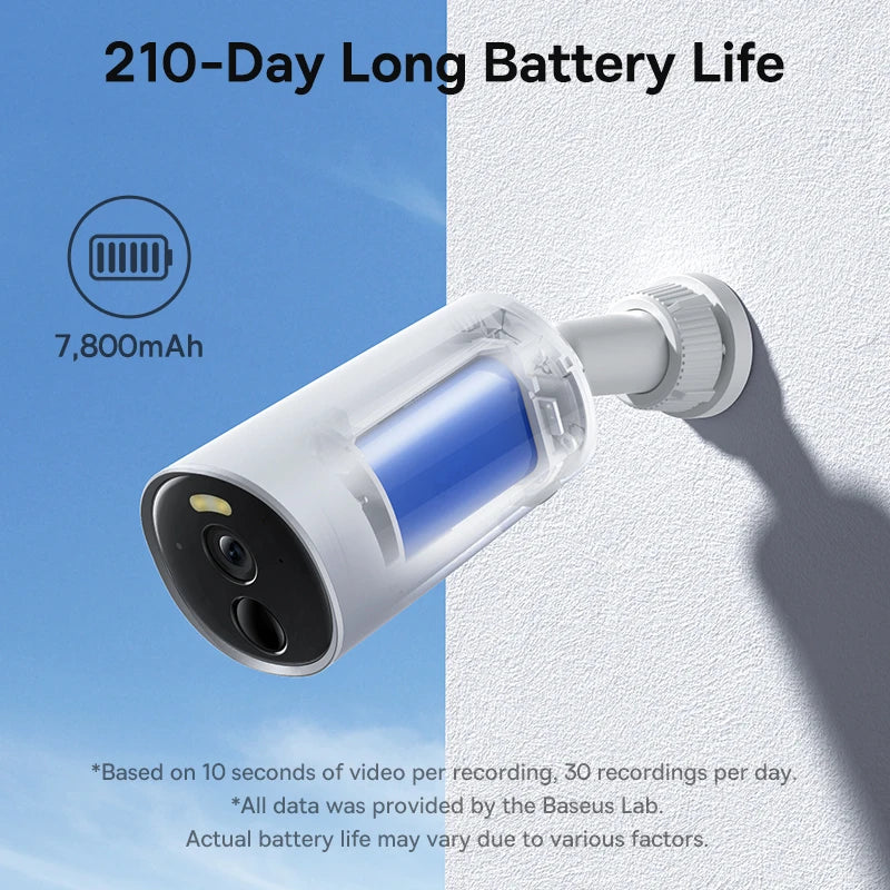 Baseus Security B1 Outdoor Camera 2K Wireless Wifi Protection System