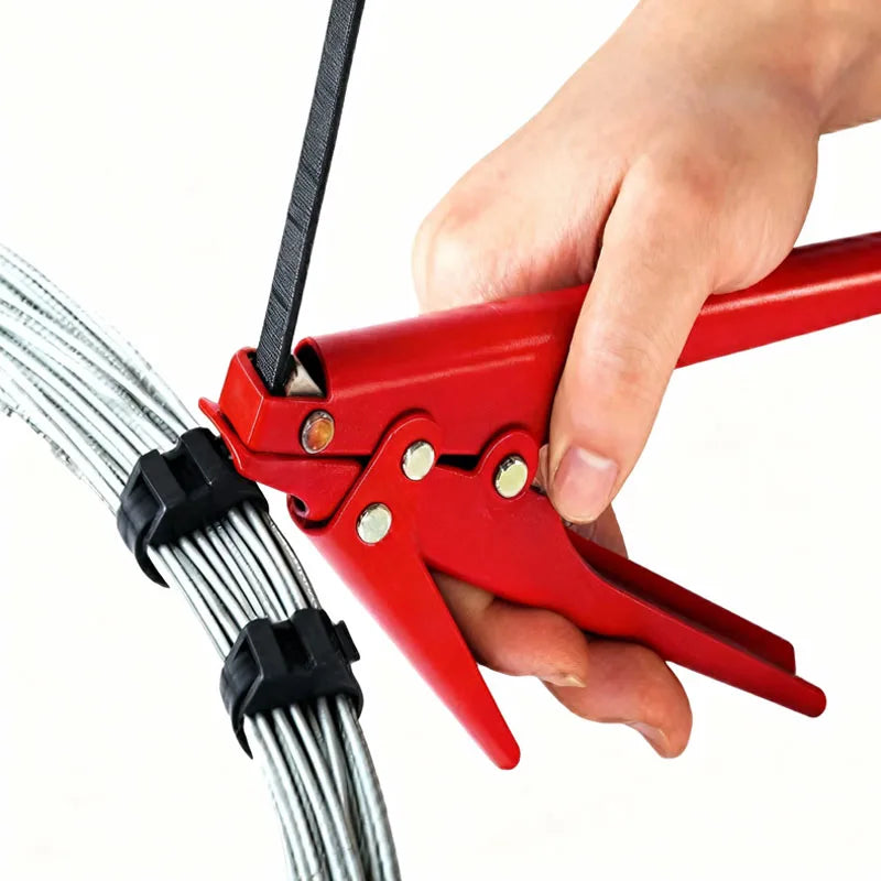 Width 2 4- Zip Tie Tool Tensioning Cutting Plastic Nylon Cable Pliers