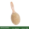 BOOMSLIFE Custom Soft Boar Bristle Hair Brush Oak Wood Comb for Hair Women Scalp Massage Detangle Hairbrush Barber Accessories Zpaxo big size China Mainland