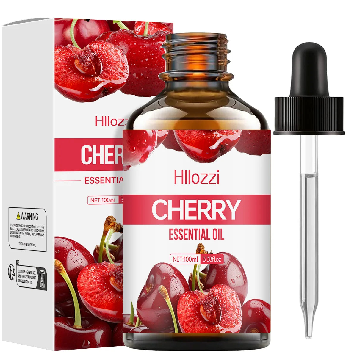 Cherry Essential Oil Fruit Multi-purpose Aromatherapy Humidifier Zpaxo 100ML CHERRY Other Fruit