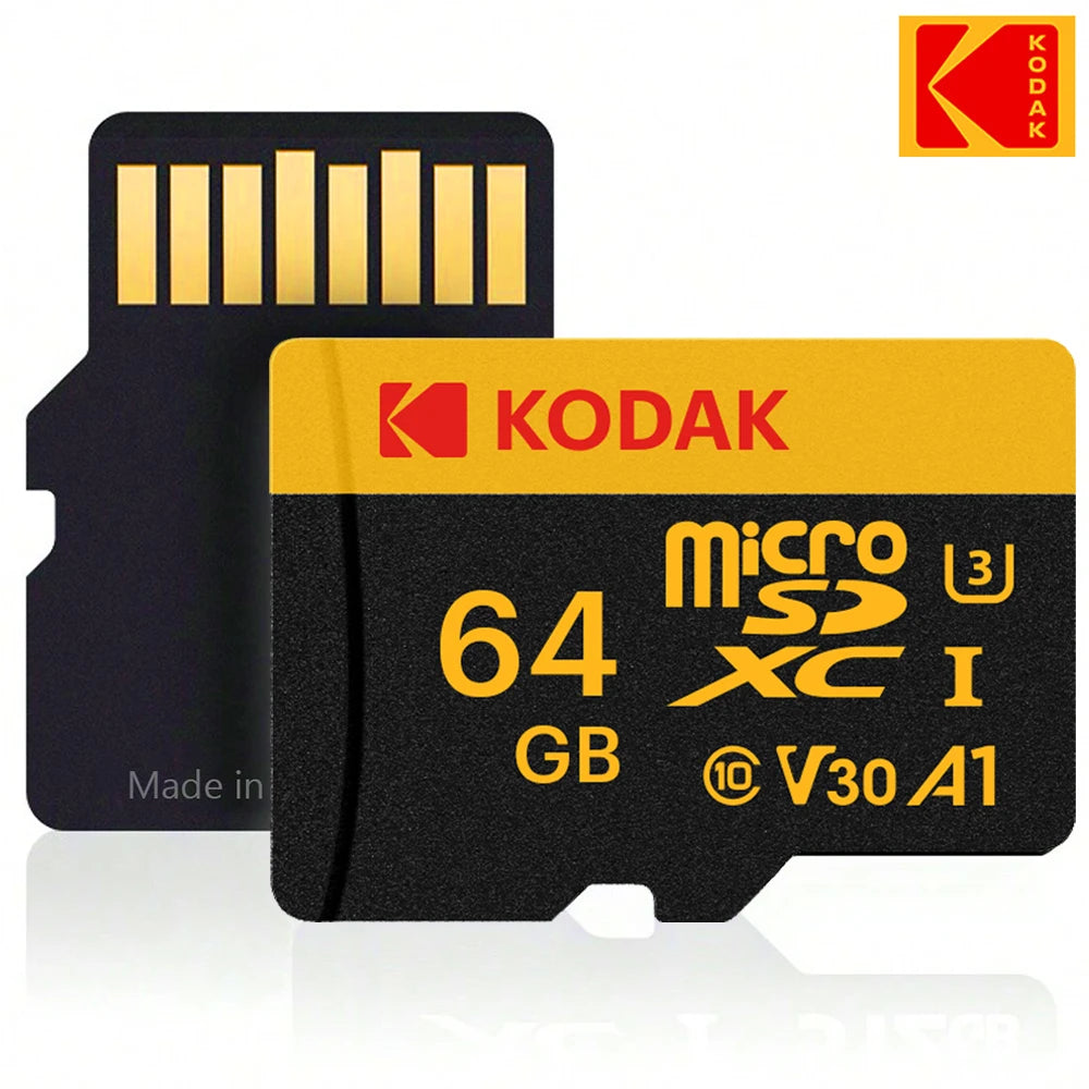 KODAK Mobile Memory Card 256GB Recorder Storage High Speed 128GB monitoring SD Card 64GB 32GB TF Gaming Microsd Class10 U3 V30 Zpaxo