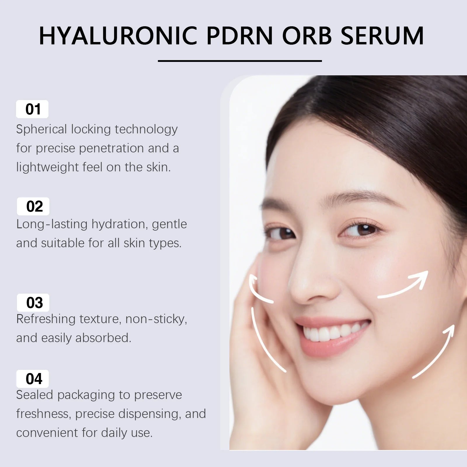Hoygi Hyaluronic PDRN ORB Serum – Firming Deep Hydration Face Serum Zpaxo