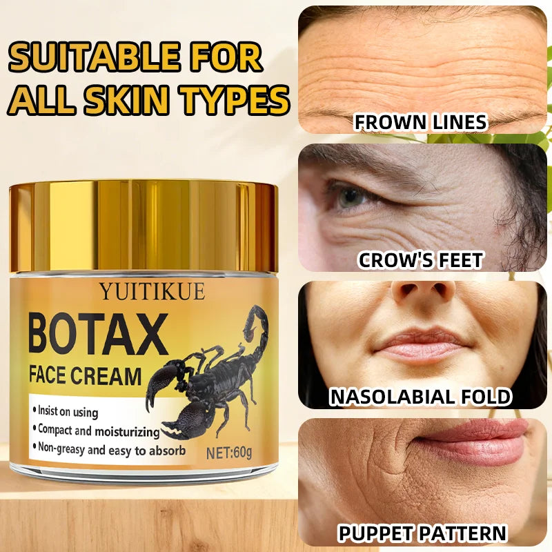 BOTAX Anti-Wrinkle Face Cream 60g | Bee Venom & Hyaluronic Acid Anti-Wrinkle Face Cream Zpaxo