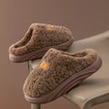 Men's Plush Slippers Winter Indoor Outdoor House Shoes Non-slip Warm