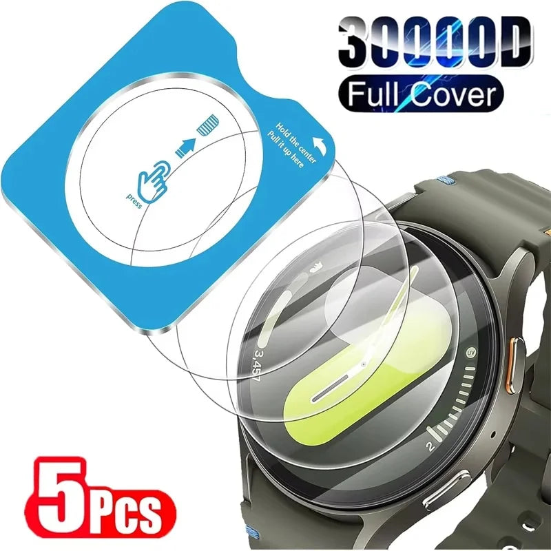 1- Tempered Glass Protective Samsung Galaxy Watch 7 40 Ultra Screen