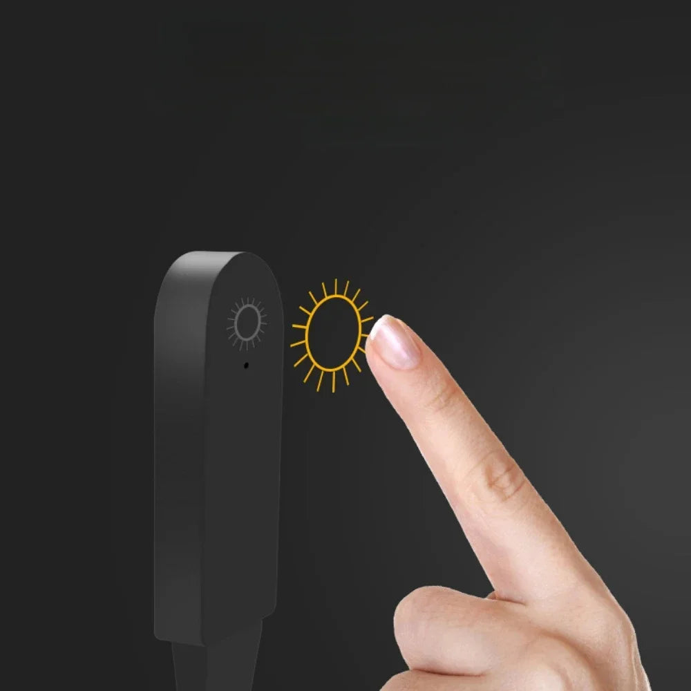POCKETMAN Clip LED Book Light – USB Rechargeable, 3 Color Modes