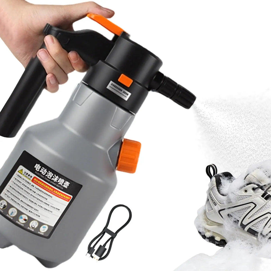 Electric Foam Sprayer Rechargeable Long Handle Pump Pressure Spray