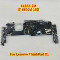 Lenovo Thinkpad X1 CARBON Laptop Motherboard 14282-2M I7-6600U Tested