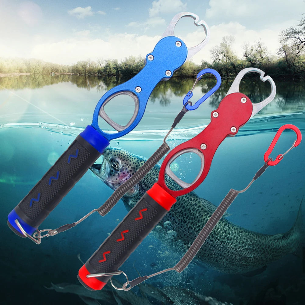 Fish Lip Gripper Fishing Lanyard Non-slip Handle Grip Tool Scales