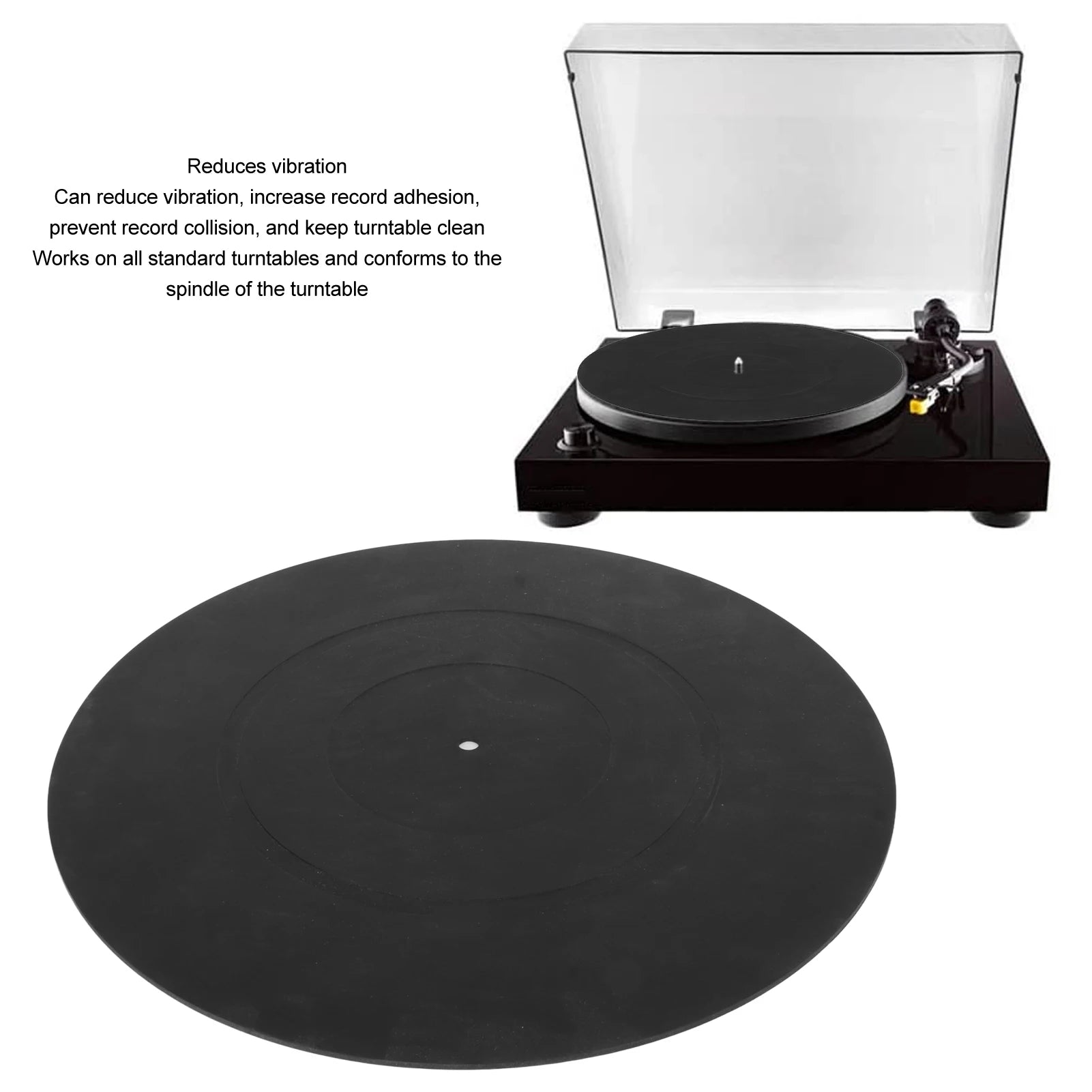 Vinyl Record Mat Turntable Platter Vibration Reduction Static