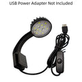 USB Charging Small Fishbowl LED Light Separate Power Switch