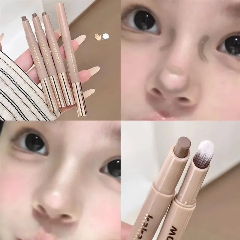 2in1 Contouring Stick Brush Long Lasting Corrector Nose Shadow 3D