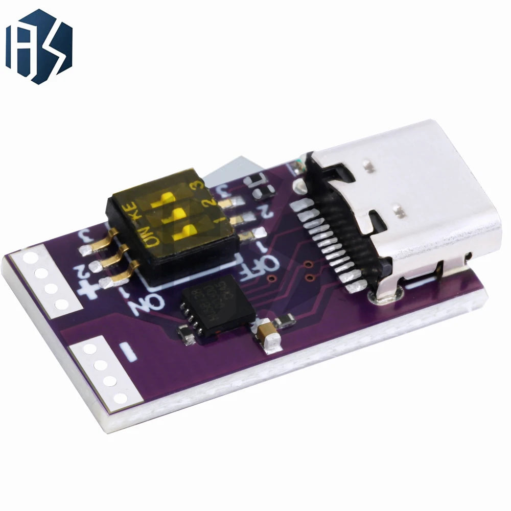 ‌100W USB Type-C PD Decoy Trigger Module with 5V/9V/12V/15V/20V Fixed Output & 5A Fast Charging for Laptops/Motors/LEDs Zpaxo