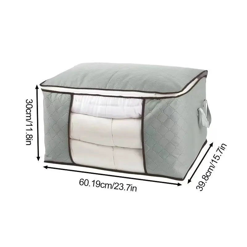 Oversized Zippered Storage Bags Foldable Thickened Clothes Pouches
