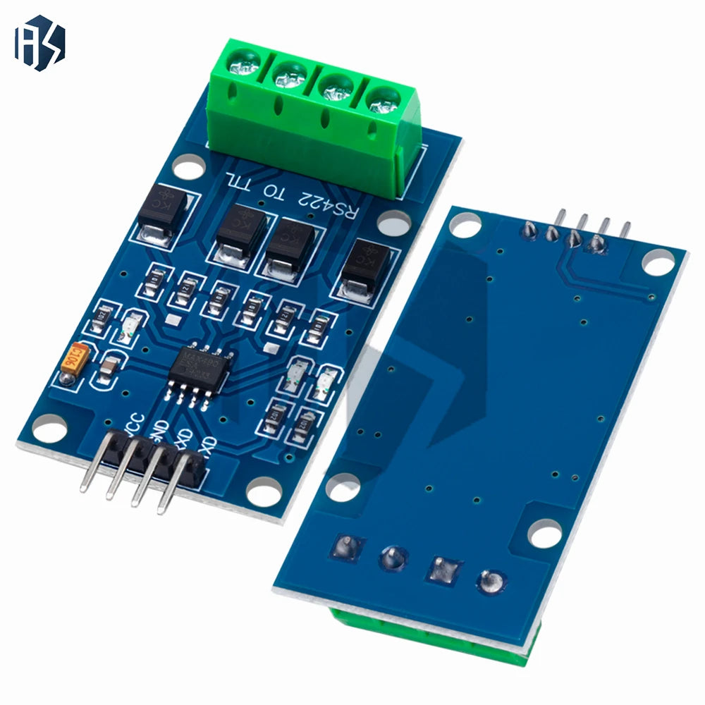 ‌"MAX490 RS422 to TTL Converter Module - Full Duplex Bidirectional Communication Board with 5V Logic Level Support Zpaxo