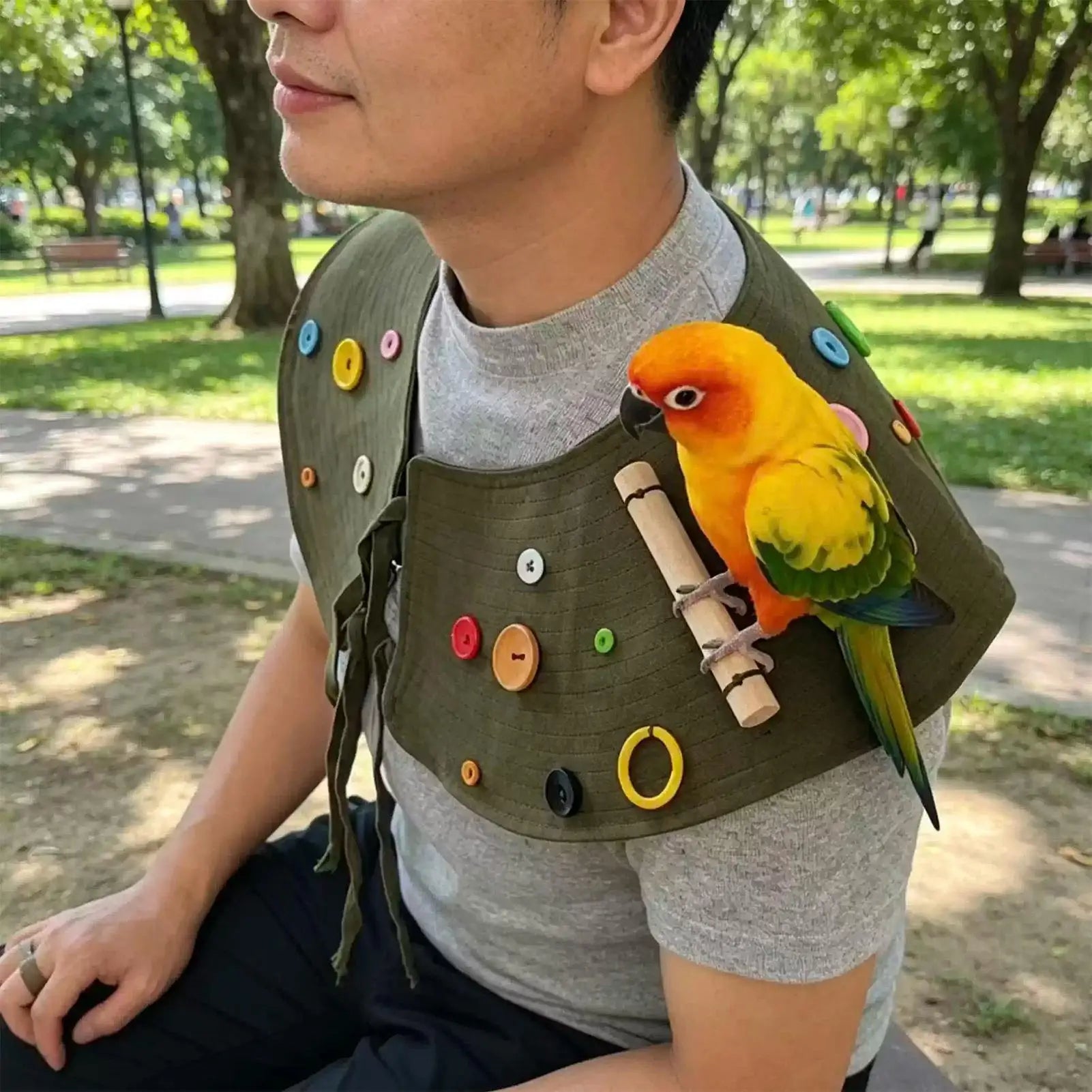 Bird Shoulder Protector Anti-scratch Anti-bite Interactive Cape Guard