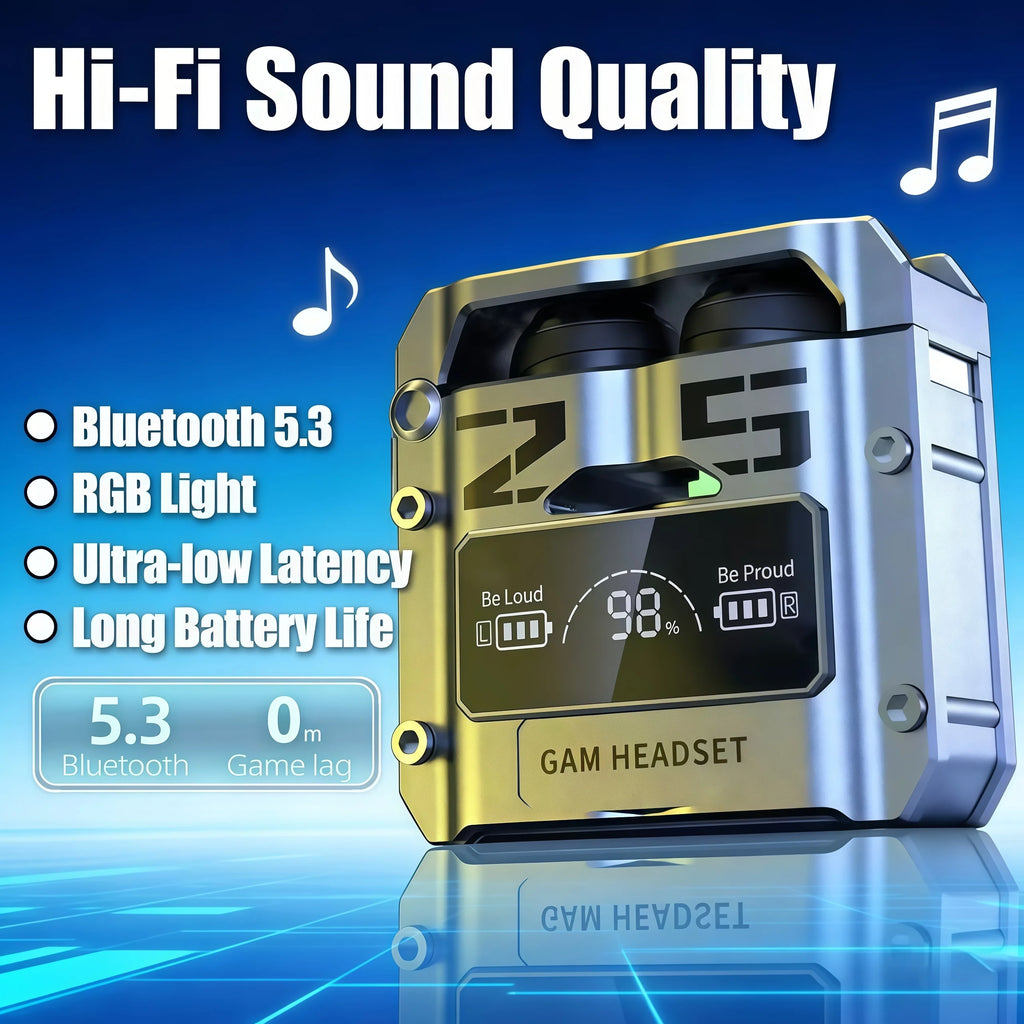 2026 M25 TWS Wireless Headphones Bluetooth 5 3headphones Sports LED