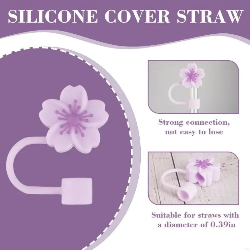 Silicone Water Bottle Boot Handle Cup Pendants Sleeve Accessory Straw
