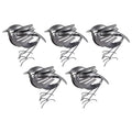 Miniature Scrap Metal Art Sculpture Robin Bird Figurine Small Desktop