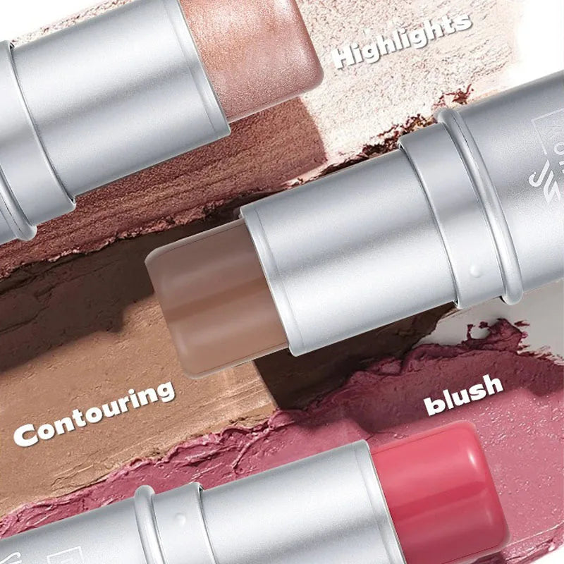 Face Contouring Bronzer Stick Multi-functional Highlighter Blush