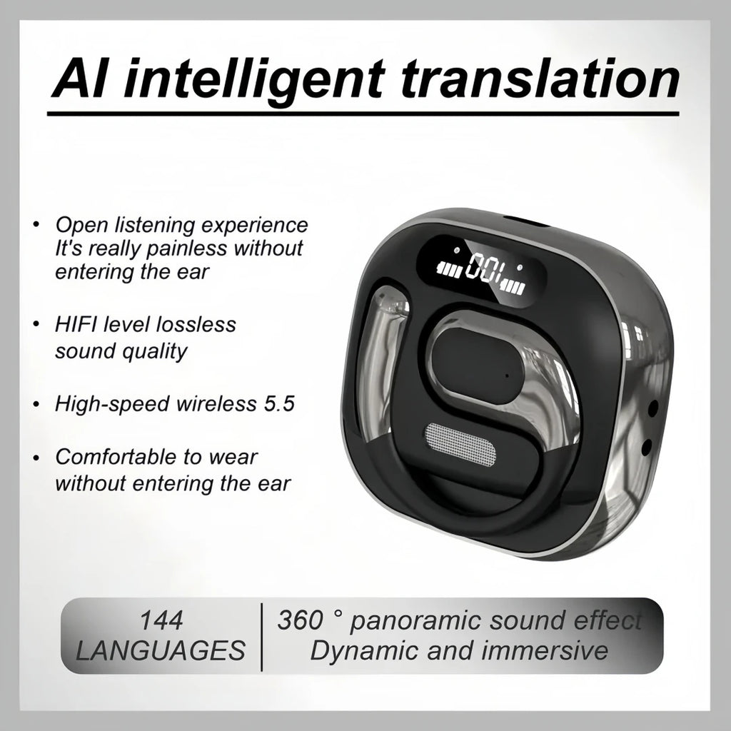 Translation Earbuds Real Time AI 144 Language Translator Audifonos