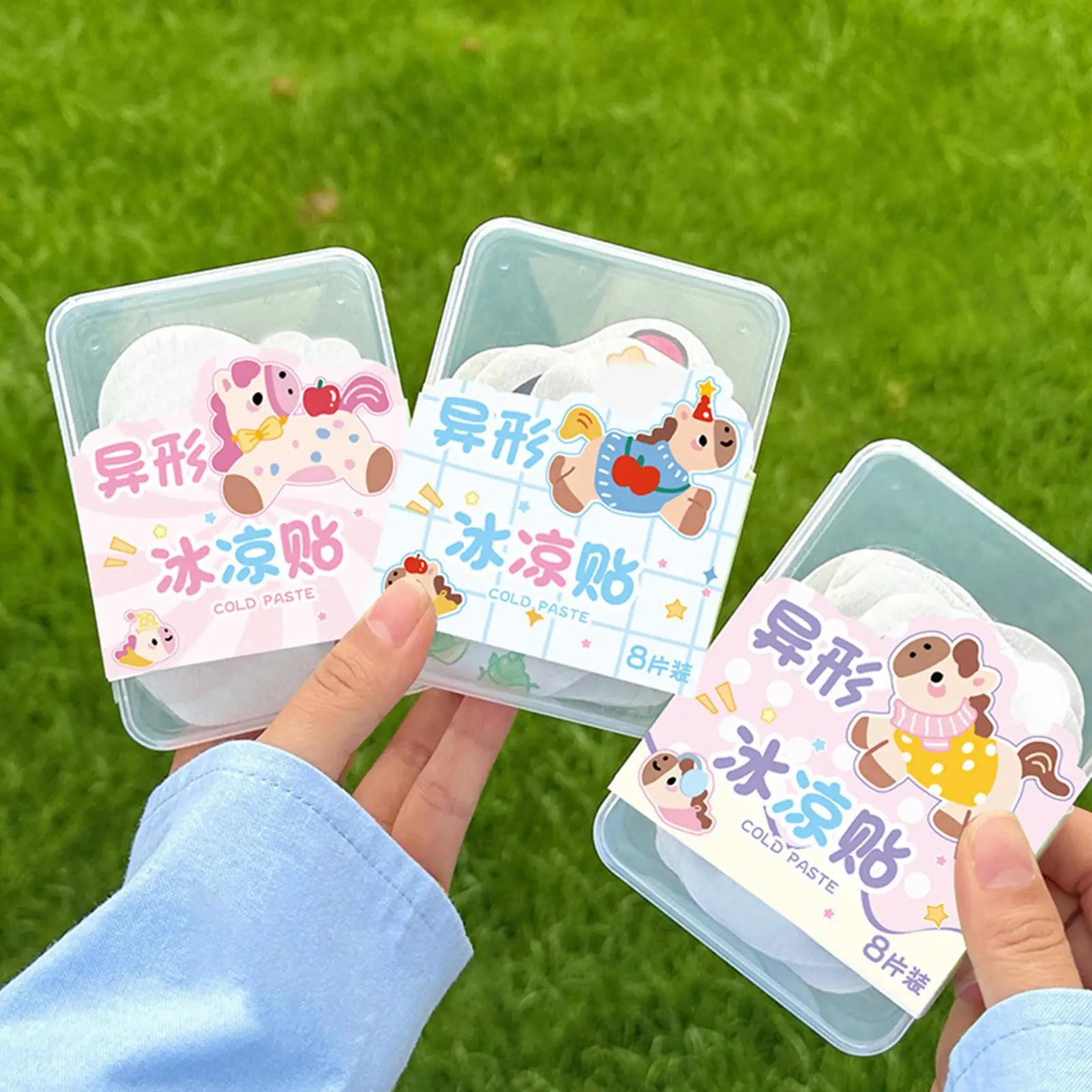 Cooling Patches 8 Sheets Instant Summer Long Lasting Heat Relief