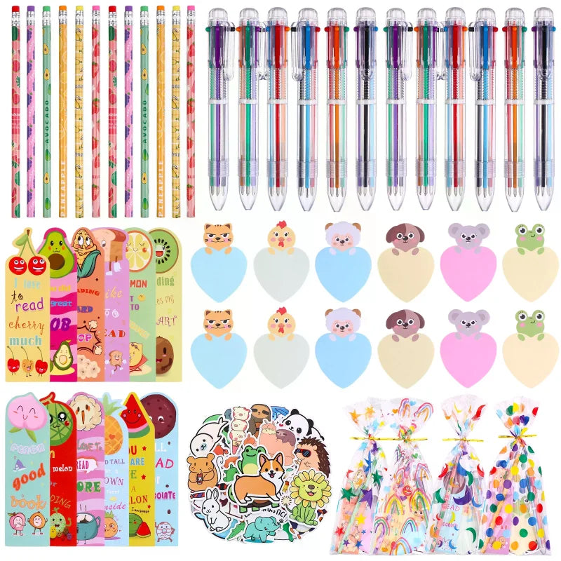 6-in-1 Multicolor Ballpoint Pen 6-Color Retractable Ballpoint Pens School Supplies Student Children Writing Supplies Zpaxo