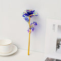 Artificial Flower Foil Rose Simulation DIY Golden Plated Love Party